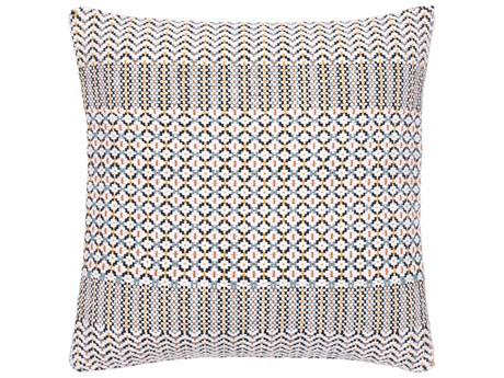 Surya Jaden Ink Blue / Light Beige / White Pillow