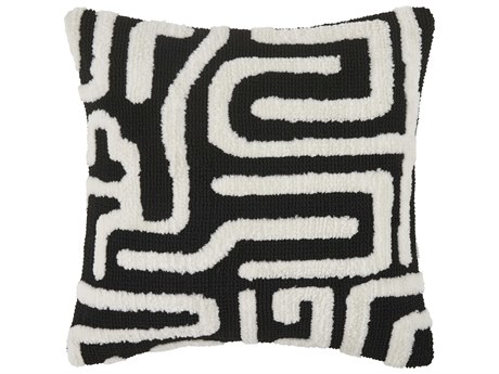 Surya Juggernaut White Pillow