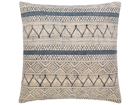 Surya Janya Dark Blue / Light Beige Pillow
