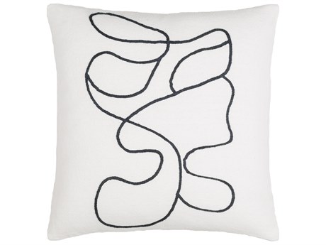 Surya Jason Wu White Pillow