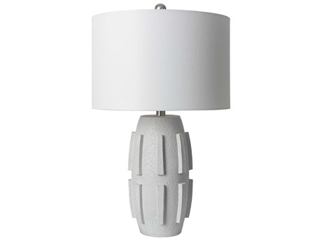 Surya Khaleesi White Buffet Lamp