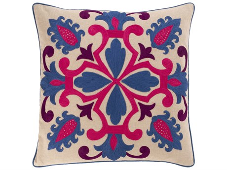 Surya Khavi Dark Blue Pillow