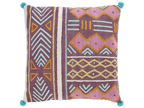 Surya Kiko Plum Pillow