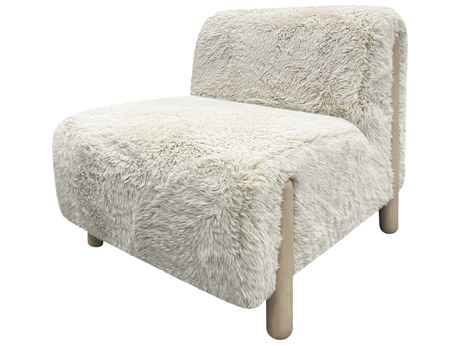 Surya Kenwood Brown Fabric Accent Chair