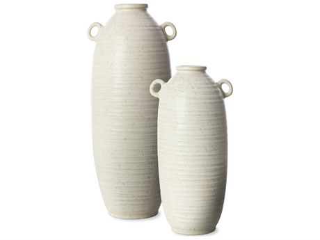 Surya Kushan Cream Vase Set of 2