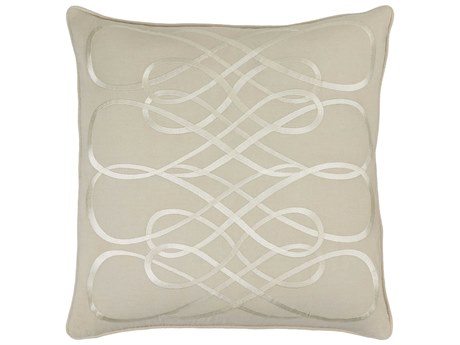 Surya Leah Light Beige Pillow