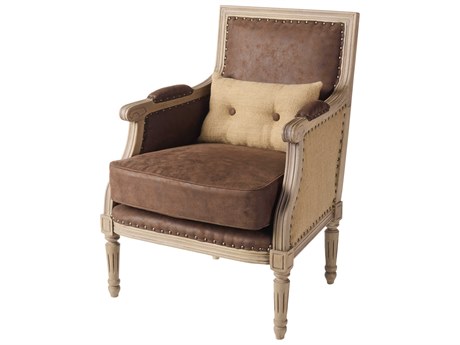 Surya Lichfield Brown Accent Chair