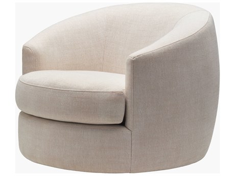 Surya Lindley Swivel Beige Accent Chair