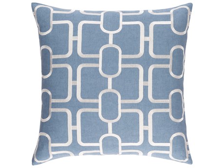 Surya Alexander Wyly Lockhart Blue Pillow
