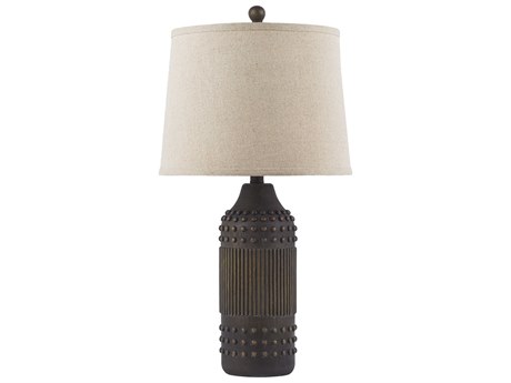 Surya Lutton Brown Buffet Lamp