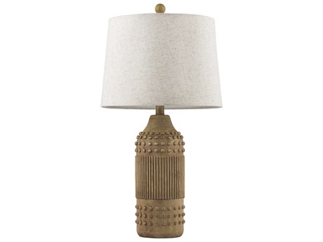 Surya Lutton Brown Buffet Lamp
