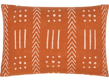 Surya Malian Brick Red / Dusty Pink Pillow