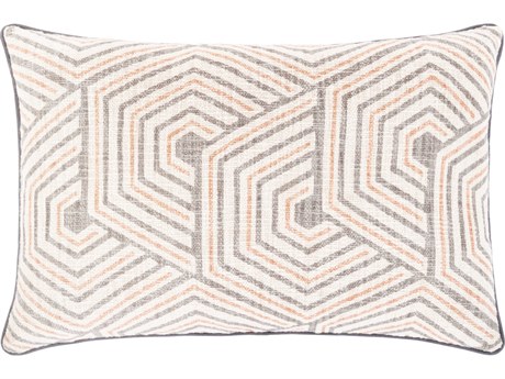 Surya Mila Ivory / Tan / Gray Pillow