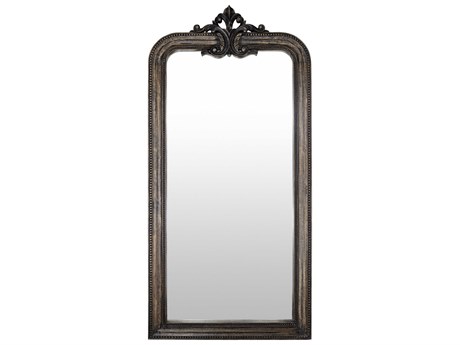 Surya Maysoon Dark Brown Floor Mirror