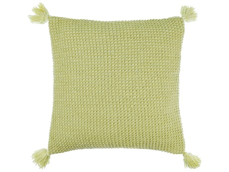 Surya Makrome Grass Green Pillow