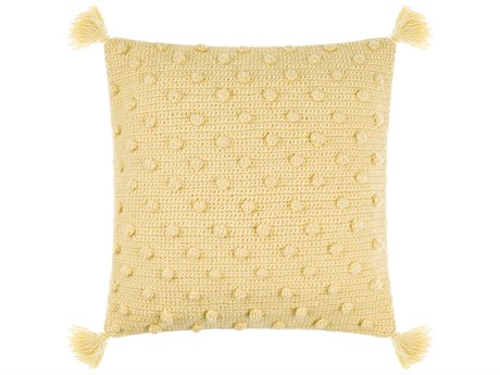 Surya Makrome Wheat Pillow