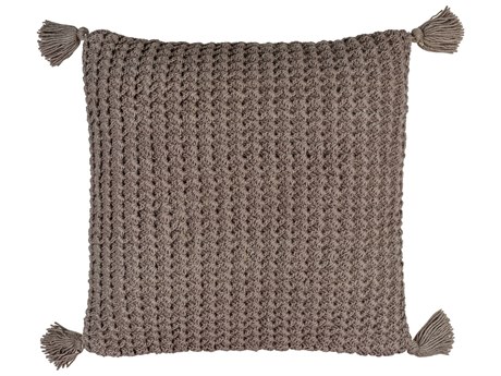 Surya Makrome Brown Pillow