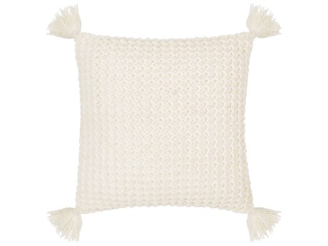Surya Makrome Ivory Pillow