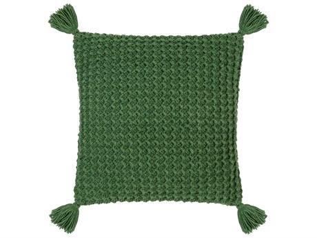 Surya Makrome Grass Green Pillow