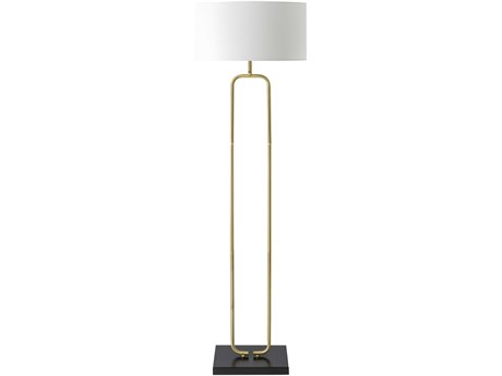 Surya Molto Metallic Brass Floor Lamp