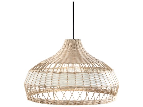Surya Mesmerize 1-Light White Pendant