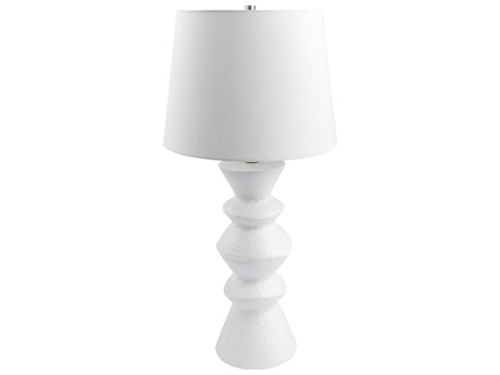 Surya Mauna White Buffet Lamp