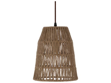 Surya Manning 1-Light Tan Brown Mini Pendant