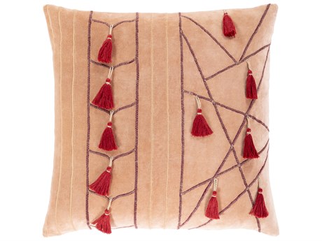 Surya Moira Dusty Coral Pillow