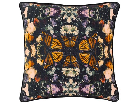 Surya Metamorphosis Black Pillow