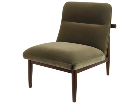 Surya Marsick Green Fabric Accent Chair