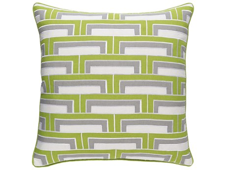 Surya Mod Steps Green Pillow