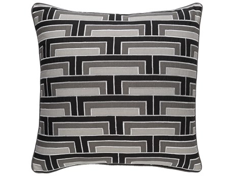 Surya Mod Steps Black Pillow