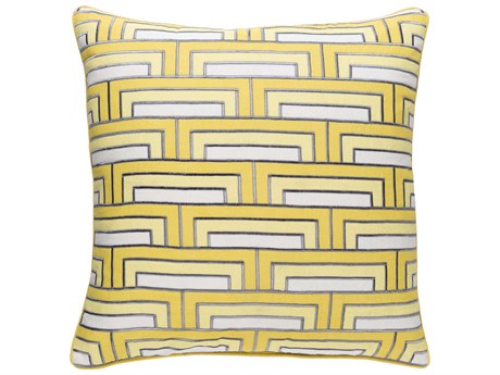 Surya Mod Steps Mustard Pillow