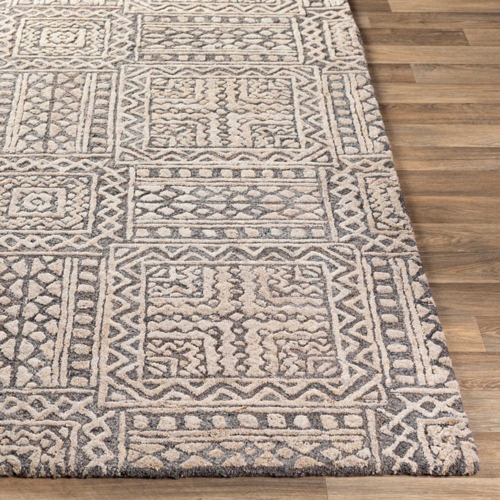 Surya Montclair Taupe / Dark Brown Rectangular Area Rug SYMTC2301REC