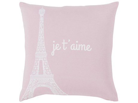 Surya Motto Pale Pink Pillow