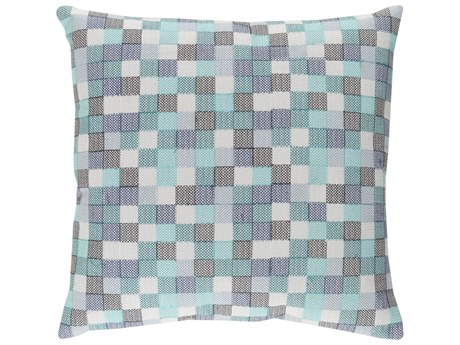 Surya Modular Blue Pillow