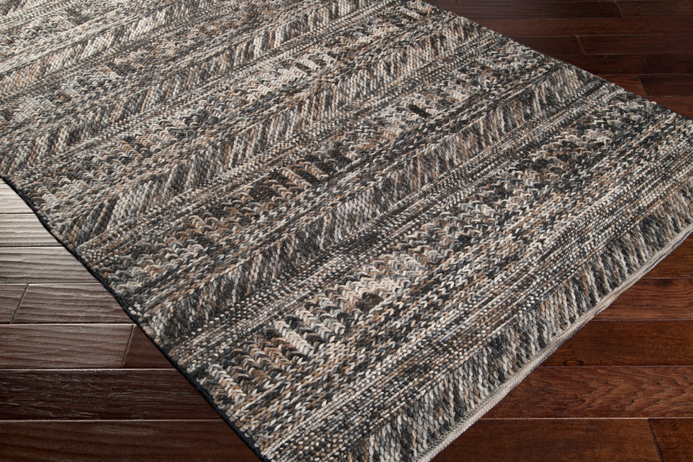 Surya Norway Rectangular Gray Area Rug SYNOR3701REC