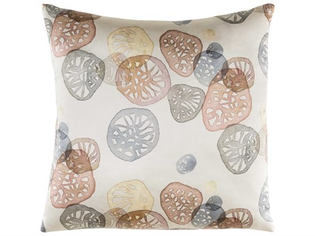 Surya Shell Rummel Sky Blue Pillow