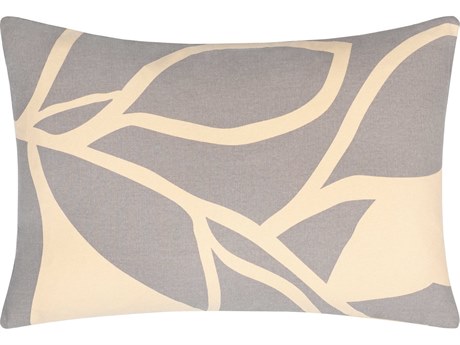 Surya Natur Medium Gray / Light Beige Pillow