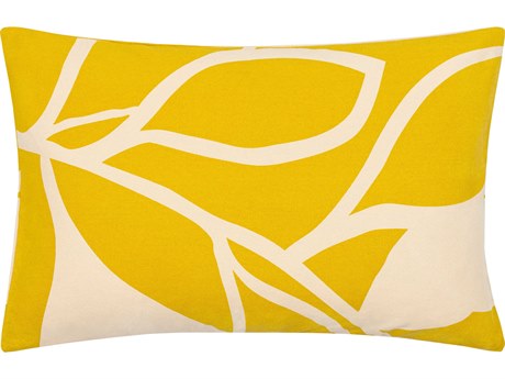 Surya Natur Mustard / Light Beige Pillow