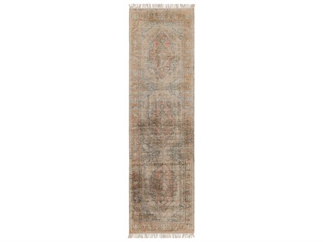 Surya Nirvana Bordered Runner Area Rug