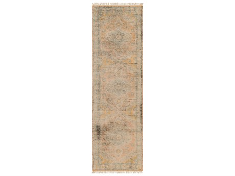 Surya Nirvana Bordered Runner Area Rug