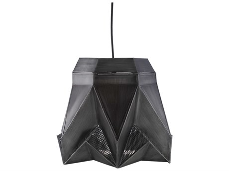 Surya Novara 1-Light Black Geometric Pendant