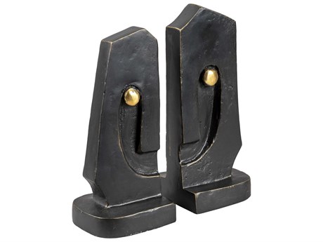 Surya Celaeno Metallic Bronze Bookends