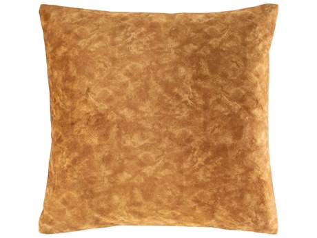 Surya Collins Dark Brown / Mustard Pillow