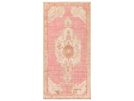 Surya Antique One Of A Kind Bordered Runner Area Rug