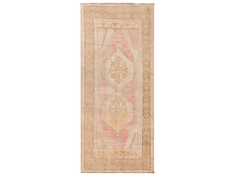 Surya Antique One Of A Kind Bordered Runner Area Rug