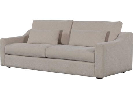Surya Pedersen Brown Upholstered Sofa