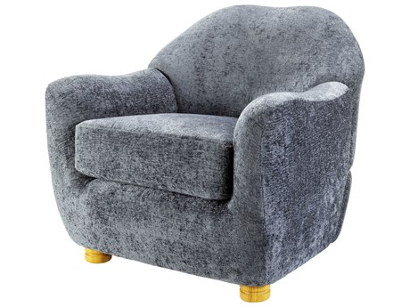 Surya Perch Gray Accent Chair