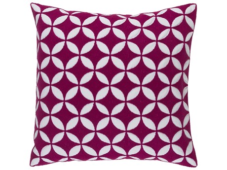 Surya Perimeter Pink Pillow
